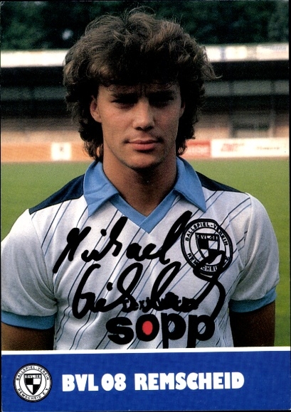 Autograph card footballer Michael Griehsbach, FC Remscheid, autograph