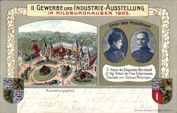 KP Hildburghausen, II. Wystawa Handlowo-Przemysłowa 1905, Bernhard v. Saksonia-Meiningen