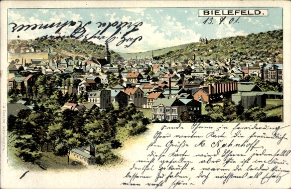 Litho Bielefeld in Nordrhein Westfalen, Gesamtansicht