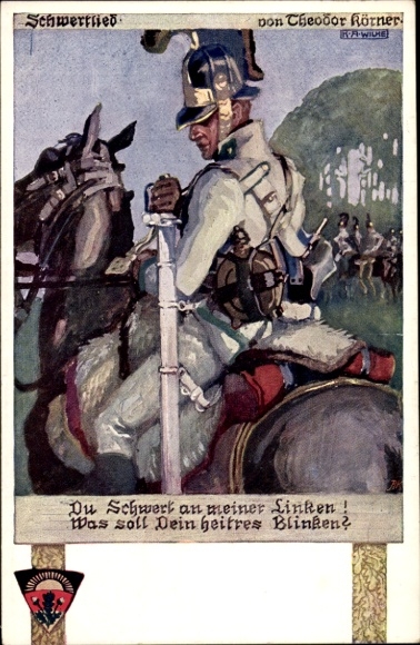 piosenka KP Wilke, Karl Alexander, Schwertlied, Theodor Körner, Niemiecki Związek Szkolny nr 569