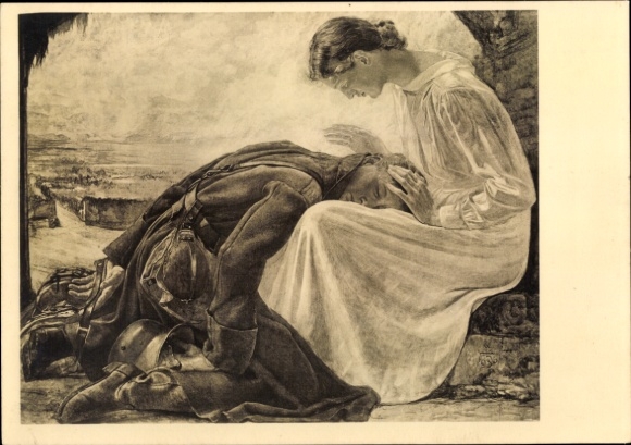 Artist Postcard Bühler, Hans Adolf, Homecoming, HDK No. 136