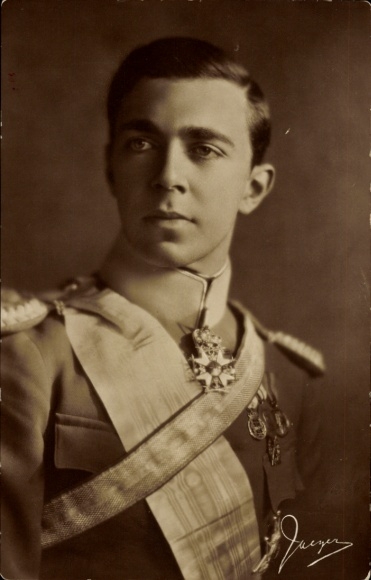 Postcard Prince Gustav Adolf of Sweden, portrait