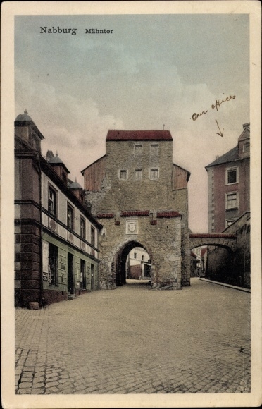 PC Nabburg in the Upper Palatinate, Mane gate