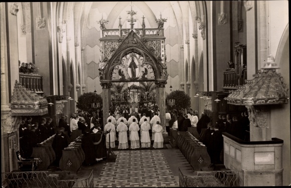 Photo PC Eresing in Upper Bavaria, Archabbey Sankt Ottilien, church consecration Sunday 1931