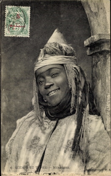Ak Afrikanische Frau, Portrait