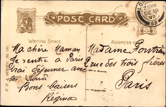 Artist Postcard The Cabman, Kutscher, Kutsche, Pferd
