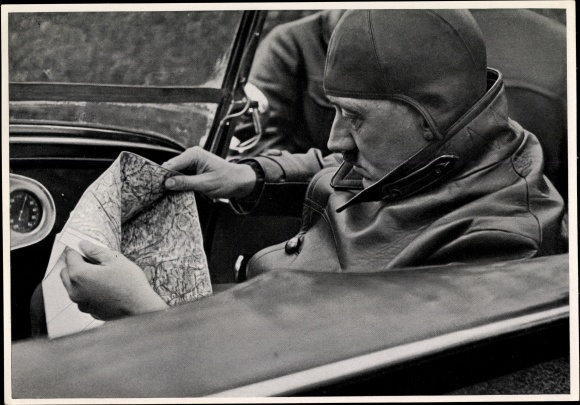 Collective picture Adolf Hitler in the car, road map, compilation no. 15 picture 11