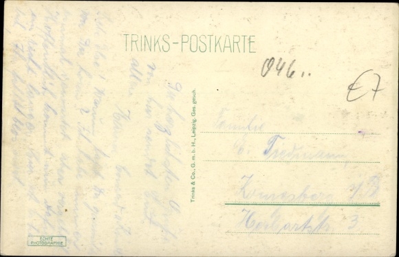Postcard Grimma in Saxony, view of the Gattersburgen and the official administration