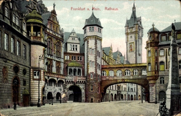 Ak Frankfurt am Main, Rathaus