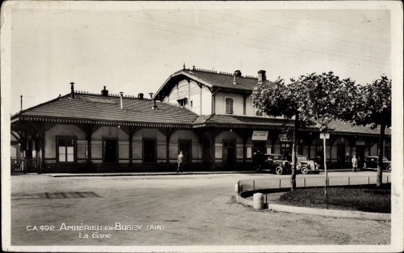 Ak Amberieu en Bugey Ain, La Gare, treinstation