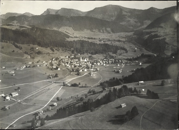 Photo Oberstaufen in the Allgäu, aerial photograph