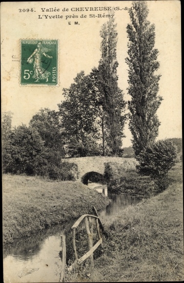 Ak Saint Rémy lès Chevreuse Yvelines, L'Yvette