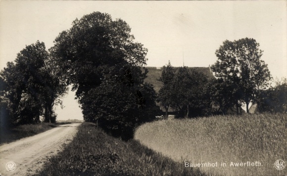 Ak Awerfleth Nortorf Wilstermarsch, Bauernhof