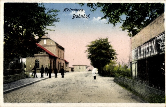 Ak Heinsberg im Rheinland, Bahnhof