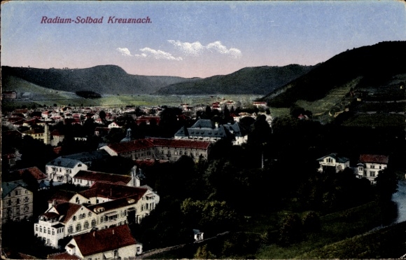 Ak Bad Kreuznach an der Nahe, Forsthaus Theodorshalle, Landschaftsaufnahme, Radium-Solbad  Hüg...