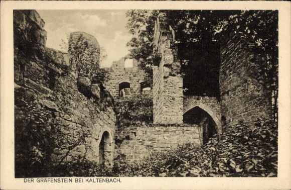 Postcard Kaltenbach Hinterweidenthal in the Palatinate, Gräfenstein