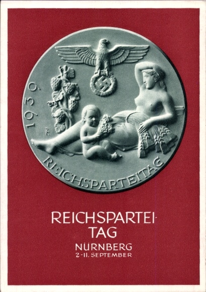 Ganzsachen Ak Nürnberg, Reichsparteitag 1939, Reichsparteitag des Friedens