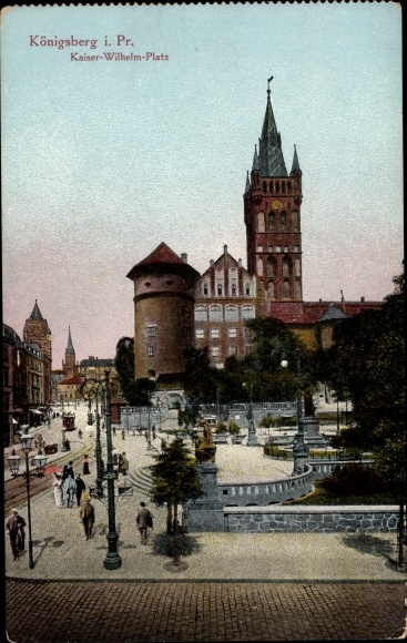 Ak Kaliningrad Königsberg Ostpreußen, Kaiser Wilhelm Platz