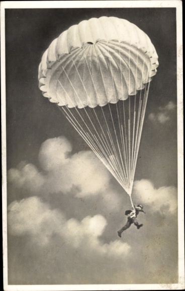 Ak Deutsche Luftwaffe, Fallschirmjäger, Wehrmacht