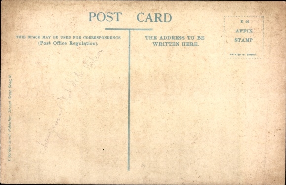 Postcard London City England, Charing Cross Hotel and Station
