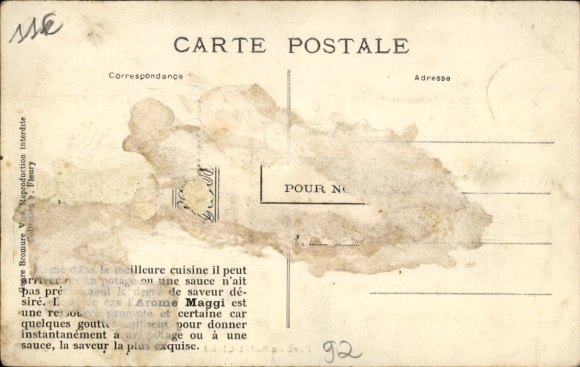 Postcard Saint Cloud Hauts de Seine, Park, Pendant la Fete