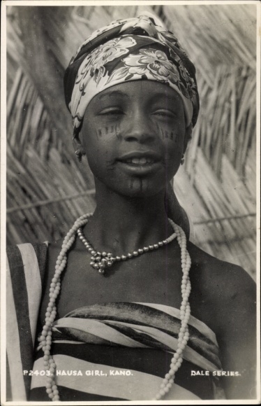Ak Kano Nigeria, Huismeisje, Portret van een vrouw