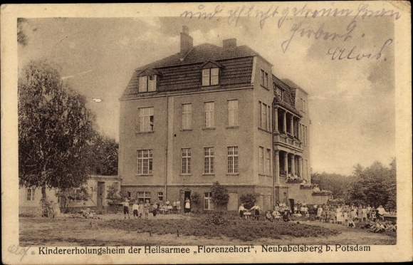 PC Neubabelsberg Potsdam in Brandenburg, children&#39;s convalescent home of the Florenzehort Salvation Army