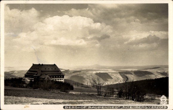 Ak Altenberg im Erzgebirge, Berghof Raupennest