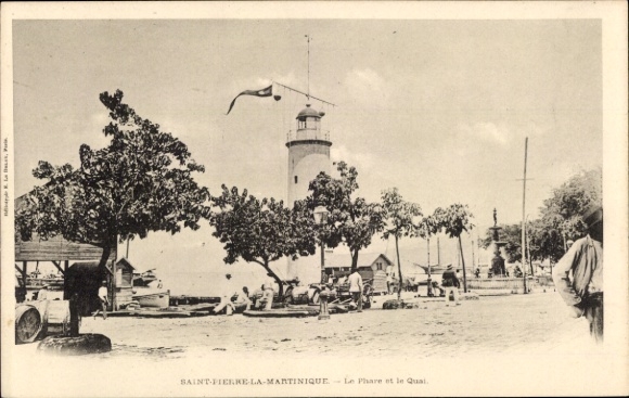 PC Saint Pierre Martinique, Le Phare et le Quai, lighthouse
