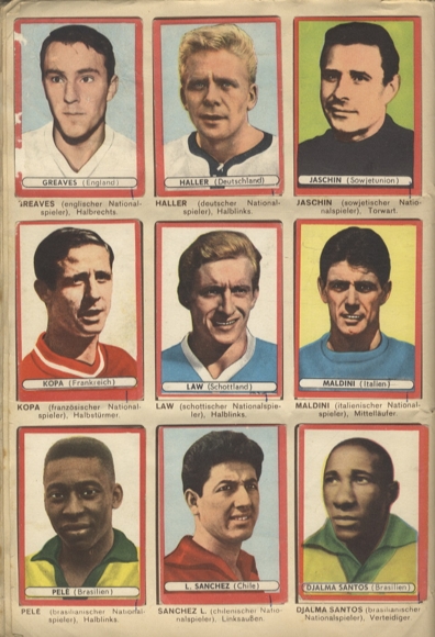Football album collector's picture album Otto Sicker Verlag, Wiesbaden 1963/64