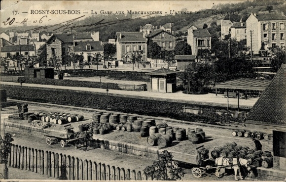 CPA Rosny sous Bois Seine Saint Denis, Gare