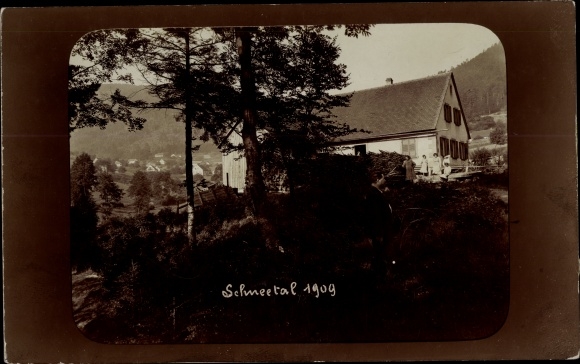 Zdjęcie KP Schneetal Austria, dom, 1909 r