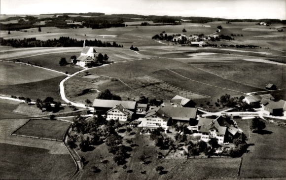 Ak Sankt Alban in der Pfalz, Fliegeraufnahme