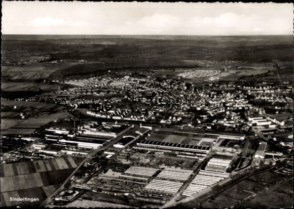 Ak Sindelfingen in Württemberg, Fliegeraufnahme