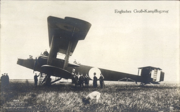 Ak Erbeutetes britisches Groß Kampfflugzeug, Sanke 1023