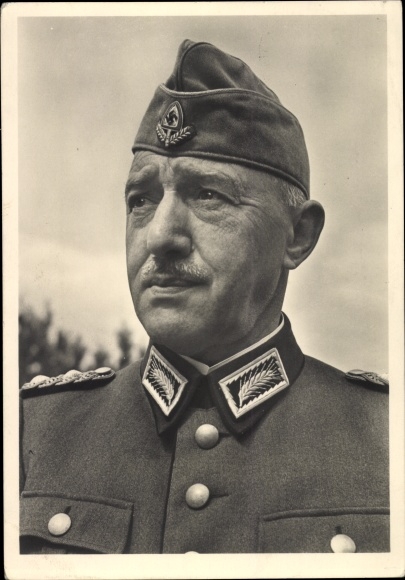 Ak Reichsarbeitsdienst, Reichsarbeitsführer Konstantin Hierl, Portrait