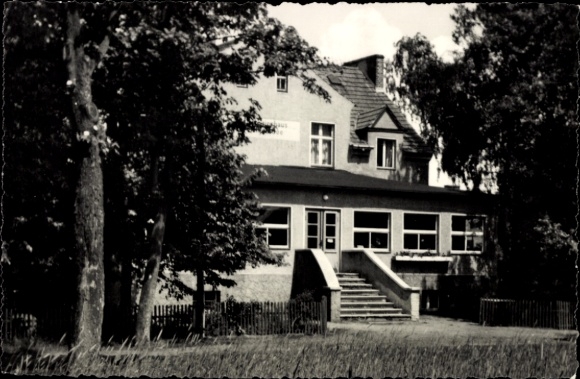 Postcard Wolzig in der Mark, Guesthouse and Lodging House Wolziger See