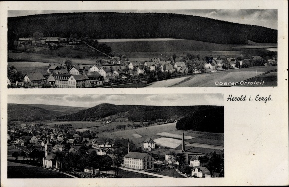 Ak Herold Thum im Erzgebirge Sachsen, Oberer Ortsteil