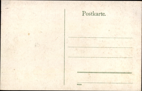 Postcard Saarbrücken, main station