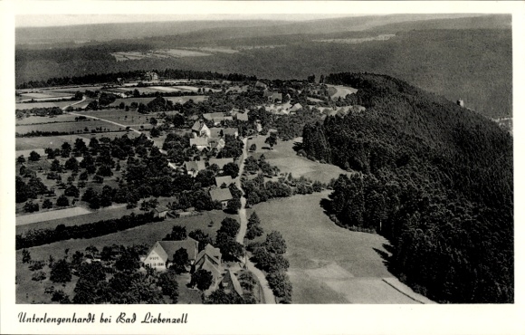 Postcard Unterlengenhardt Bad Liebenzell in the Black Forest, landscape photo, small village, many B
