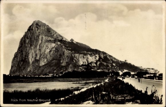 Gibraltar, rots, neutraal terrein, landschap, weg, mensen, Gibraltar