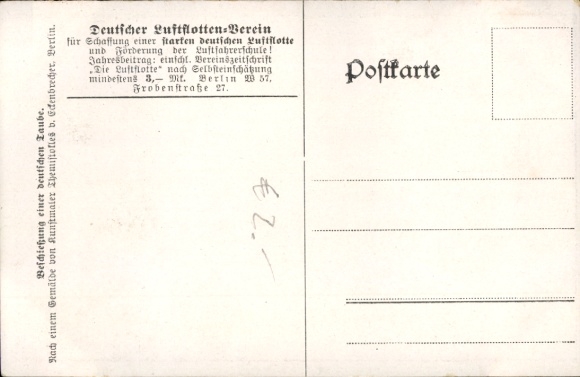 Artist Postcard Eckenbrecher, T. von, Shooting of a German pigeon, Air Fleet Association
