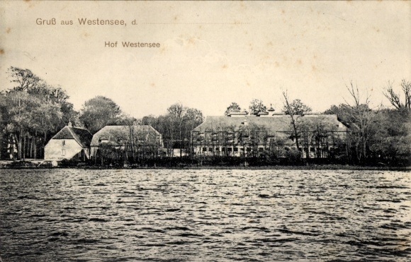 Ak Westensee in Schleswig Holstein, Hof Westensee