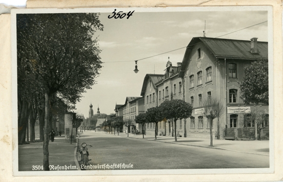 6 glass negatives Rosenheim Upper Bavaria, Inn, overall view, various views