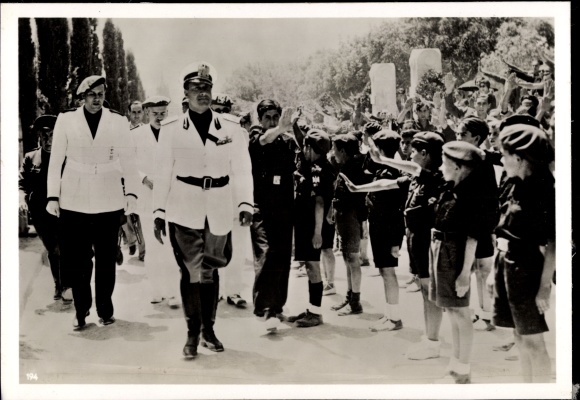 Photo Hoffmann, Italian Foreign Minister Count Ciano, state visit to Spain, July 1939
