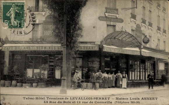 KP Levallois Perret Hauts de Seine, Tabak Hotel Terminus, House Louis Anneet