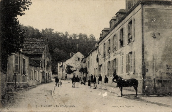 CPA Vignory Haute Marne, Żandarmeria