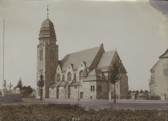 Original photo Rheine in Münsterland, NRW, St. Peter's Church, around 1900