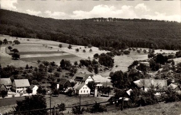 Postcard Michelstadt im Odenwald, Gasthaus Zum Fürstengrund with surroundings