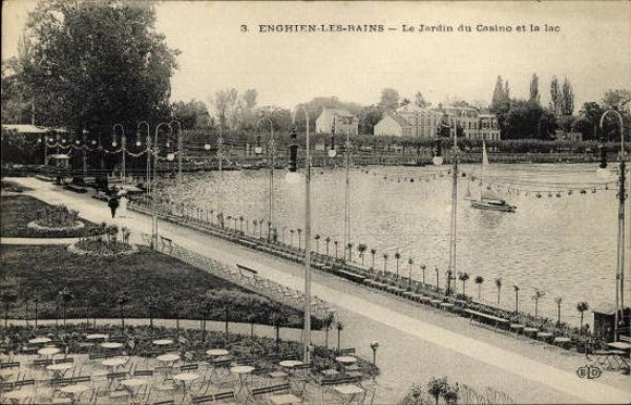 Set von 82 AK von Enghien-les-Bains, verschiedene Ansichten